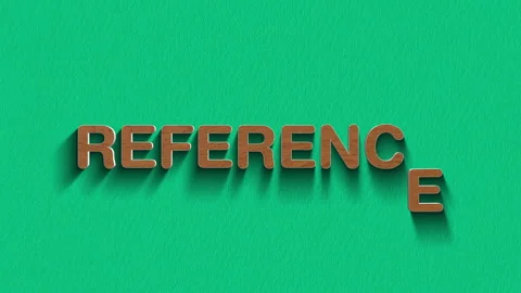 Concept words reference stop motion and wooden text reveal animation Stock Footage 303690036