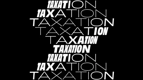 Concept Words Taxation, Variable Kinetic Typography Motion Graphic 4k video Stock Footage 326643816