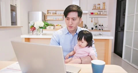 Concept of work from home Stock Footage 137034108