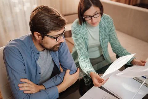 Concept of work from home, remote learning and online marketing Foto stock