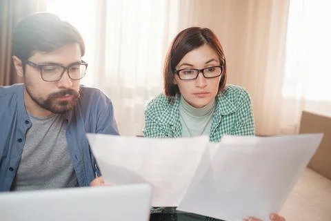 Concept of work from home, remote learning and online marketing Foto stock