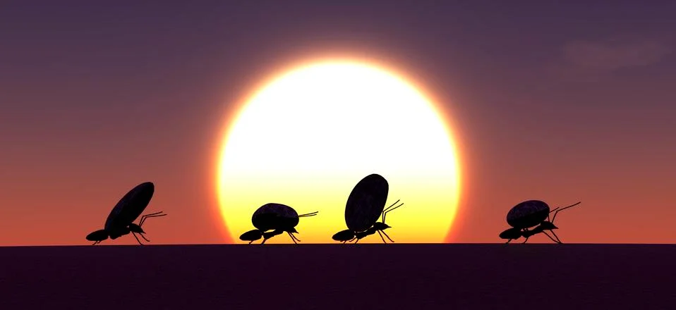Concept work, team of ants Stock Illustration