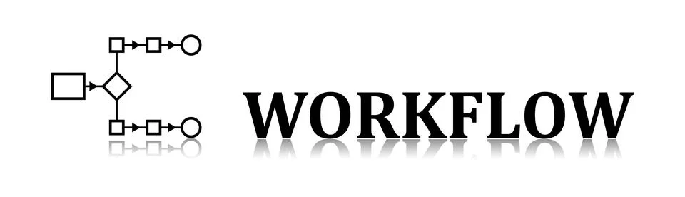 Concept of workflow イラスト素材