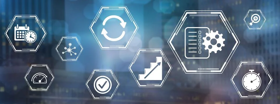 Concept of workflow Illustrazione stock
