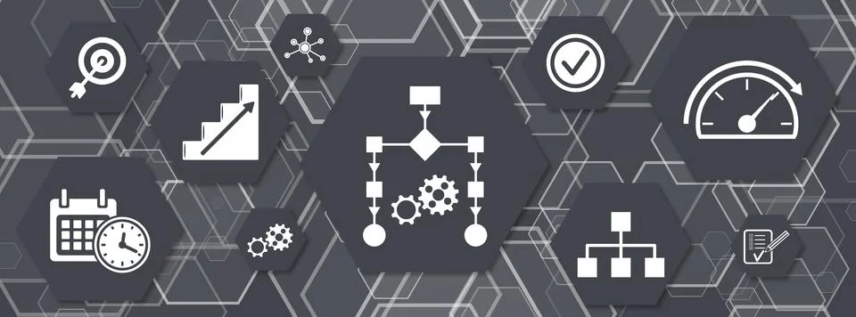 Concept of workflow Illustrazione stock