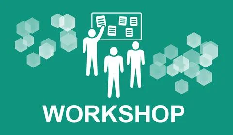 Concept of workshop Illustrazione stock