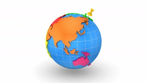 The Concept of a World Tour Stock Footage 59308427