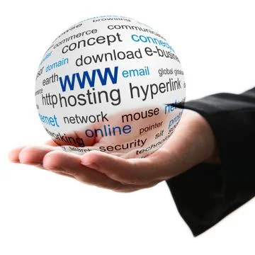 Concept of world wide web Stock Photos