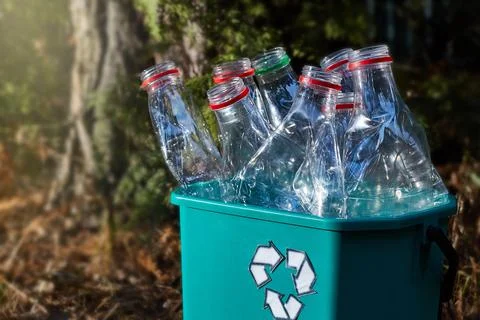The concept of zero waste and recycling. Stock Photos