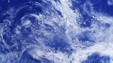 Concept8-U1 View of the Realistic Planet Earth from Space Video stock 120686712