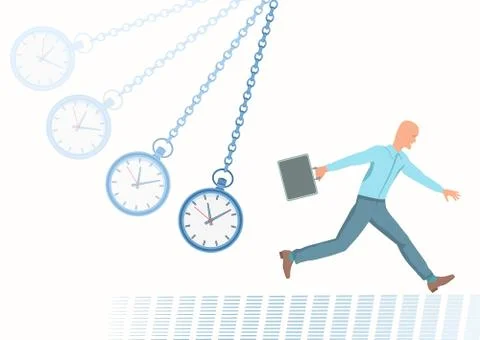 Conception of Deadline. Stock Illustration