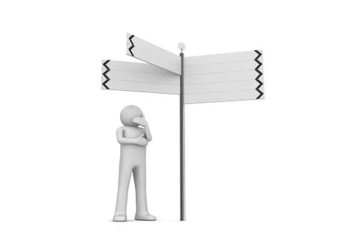 Concepts collection - street pointer Stock Illustration