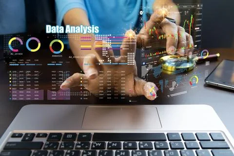 Concepts, data analysis and database systems Stock Photos