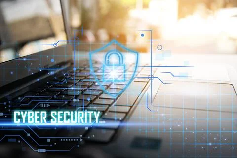 Concepts of data protection and access auditing, cyber security Stock Photos