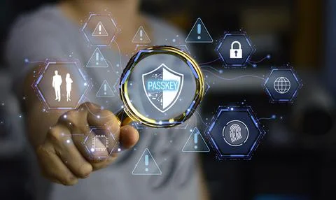 Concepts of data protection and access auditing, cyber security, use of pas.. Stock Photos