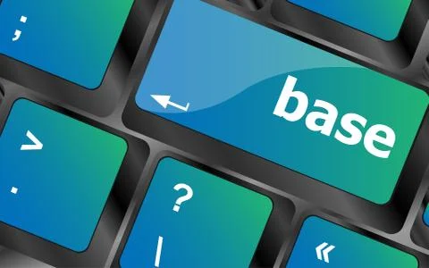 Concepts of E-learning, for computer based learning, with a message on enter  Stock Illustration