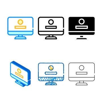 Concepts game operating system color icon vector Stock Illustration