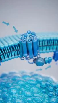 Conceptual 3D illustration of adrenaline triggering lipolysis inside a fat ce Stock Illustration