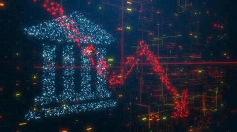 Conceptual 3D illustration rendering of Percent symbol in relation to global  Stock Illustration