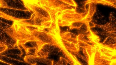 Conceptual abstract of quantum scape. 3d illustration Stock Illustration