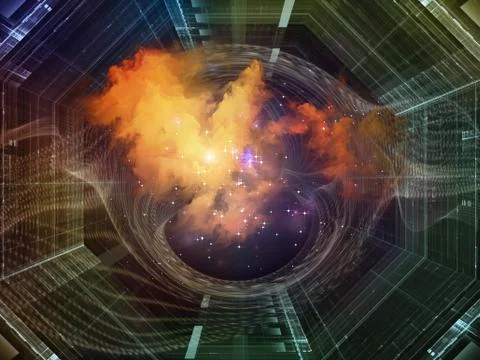 Conceptual Abstract Visualization イラスト素材