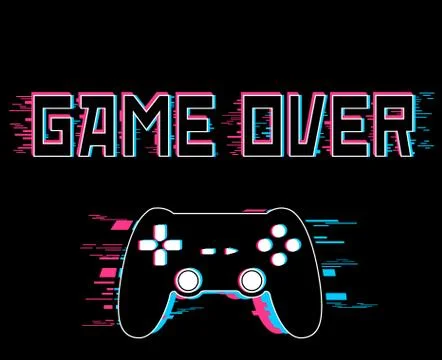 Conceptual abstraction of a modern wireless controller on a black background Stock Illustration