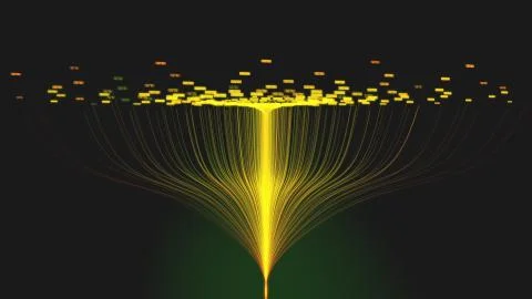 Conceptual animated look at computer technology of the Internet of things IOT イラスト素材