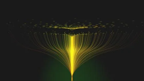 Conceptual animated look at computer technology of the Internet of things IOT Stock Illustration