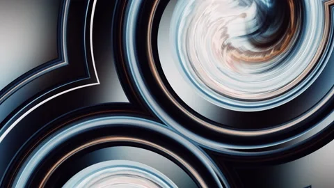 Conceptual art active flow swirl effect gradient movement Stock Footage 153141567