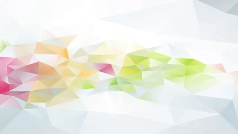 Conceptual art with mild colored triangles that look like geometrical pieces of Stock Footage 128350014