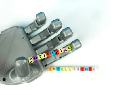 Conceptual artificial intelligence.  Foto stock