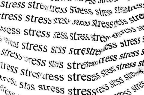 Conceptual background of stress Stock Photos