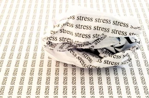 Conceptual background of stress Stock Photos