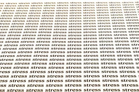 Conceptual background of stress.. Stock Photos