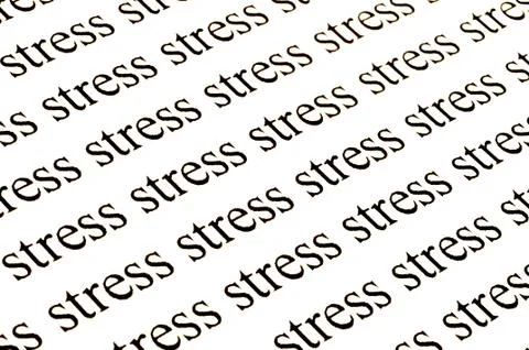Conceptual background of stress.. Stock Photos