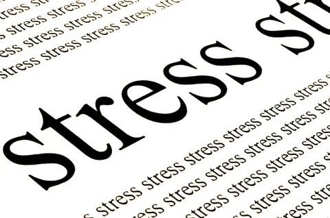 Conceptual background of stress.. Stock Photos