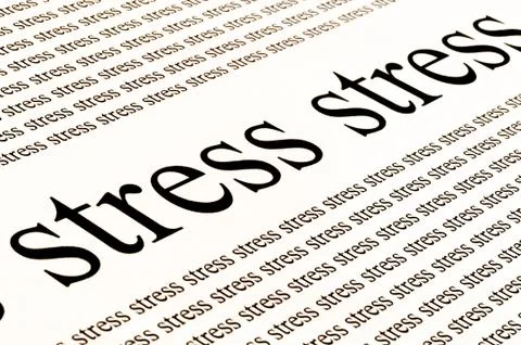 Conceptual background of stress.. Stock Photos