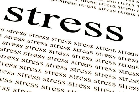 Conceptual background of stress.. Stock Photos