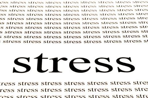 Conceptual background of stress.. Stock Photos