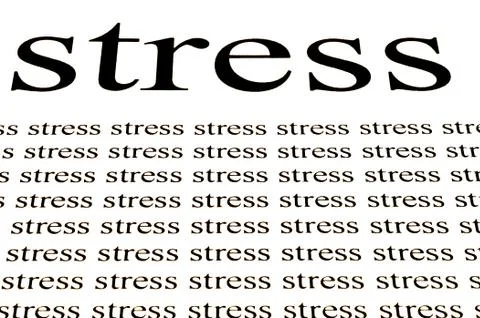 Conceptual background of stress.. Stock Photos