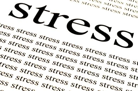Conceptual background of stress.. Stock Photos