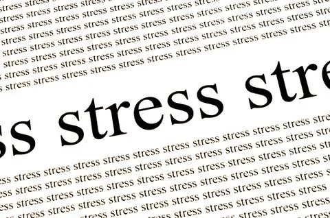 Conceptual background of stress.. Foto stock