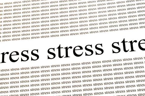 Conceptual background of stress.. Stock Photos