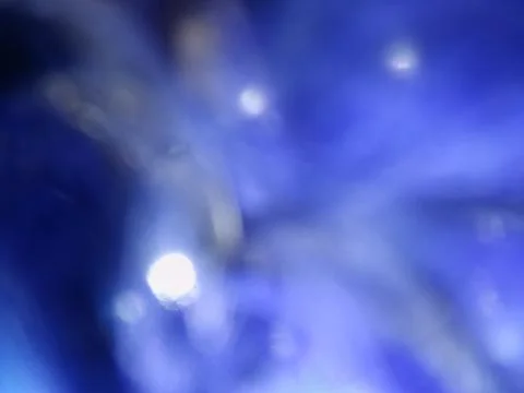 Conceptual blue blurry wallpaper pattern with different elements  with shadow Stock Photos