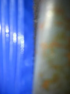 Conceptual blue blurry wallpaper pattern with different elements  with shadow Stock Photos