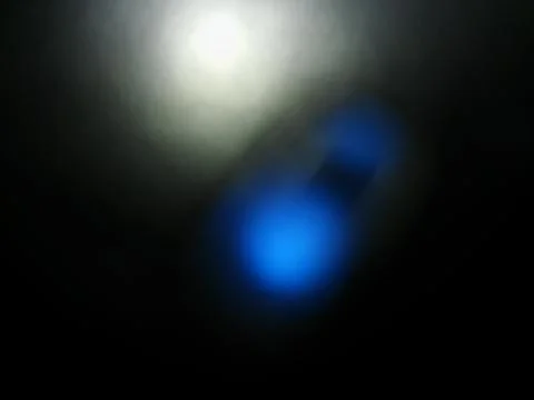 Conceptual blue gradient wallpaper with different elements and shiny parts 库存照片