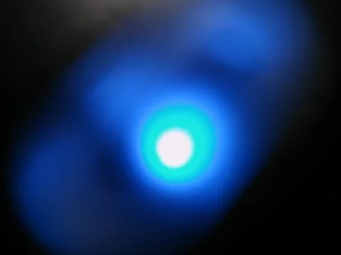 Conceptual blue gradient wallpaper with different elements and shiny parts 스톡 사진