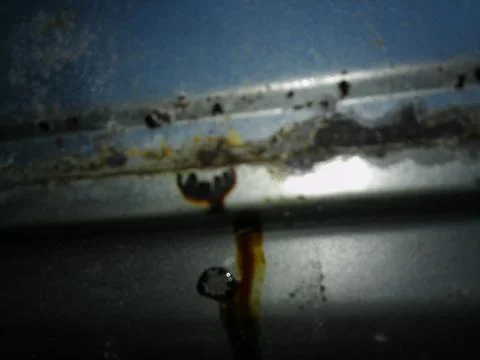 Conceptual blue texture with different elements Foto stock