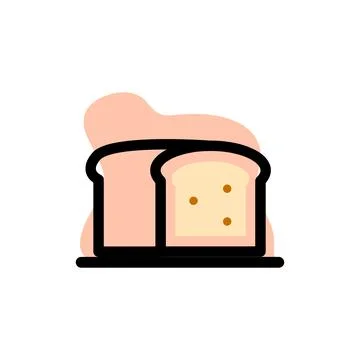 Conceptual Bread Vector Illustration Design Icon イラスト素材