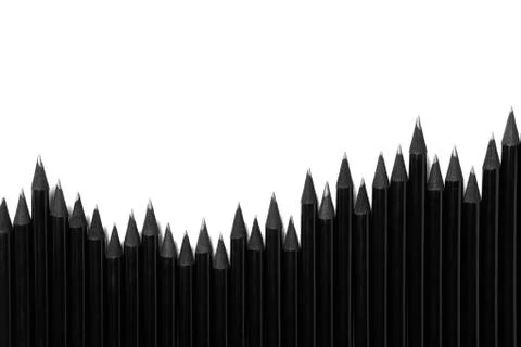 Conceptual business graph Stock Photos